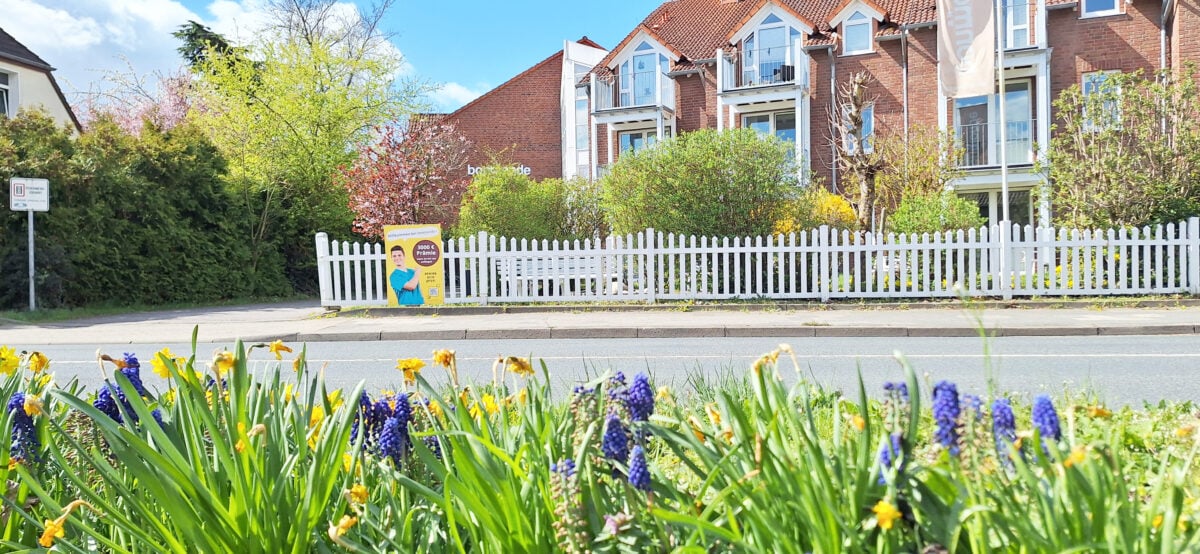 Frühling in Aligse - das Bonmonde Seniorenzentrum Aligse zeigt sich in den schönen Farben des Lenz.